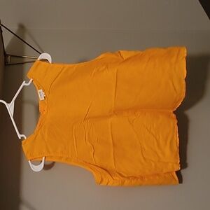 J. Crew button-back linen-blend shell